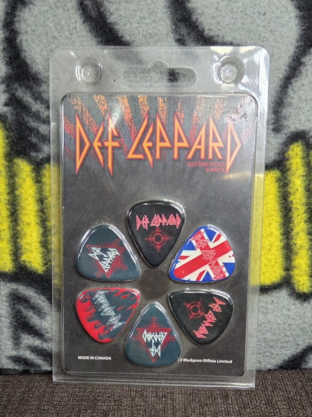Def Leppard Guitar Pick 6-Pack
